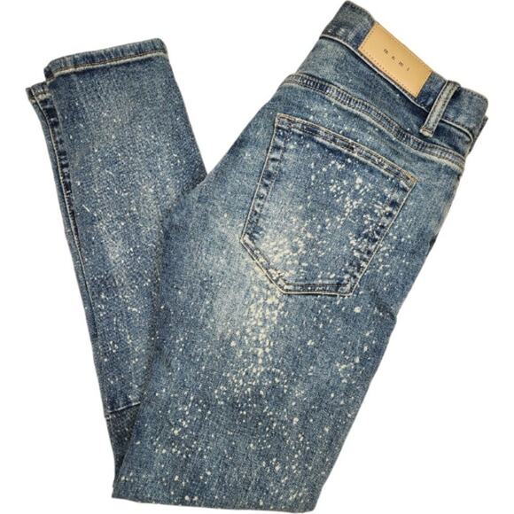 MNML Bleach Distressed Skinny Jeans Mens Size 29 - Picture 5 of 11